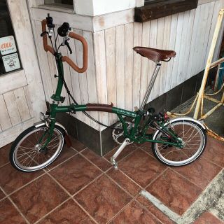 ブロンプトン(BROMPTON)のブロンプトン　P6L  グリーン×グリーン(自転車本体)