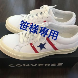 コンバース(CONVERSE)のONE STAR RETRO ACADEMY WHITE ワンスター(スニーカー)