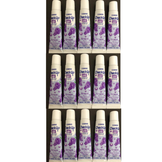 チェックアップジェル グレープ ♡ 10g×15本 コスメ/美容のオーラルケア(歯磨き粉)の商品写真