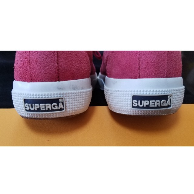 SUPERGA(スペルガ)の【専用】値下げ！SUPERGA　ピンク　スエードスニーカー レディースの靴/シューズ(スニーカー)の商品写真