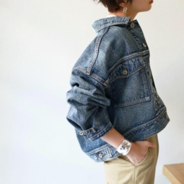 TODAYFUL(トゥデイフル)のCuffstrap Denim JK レディースのジャケット/アウター(Gジャン/デニムジャケット)の商品写真