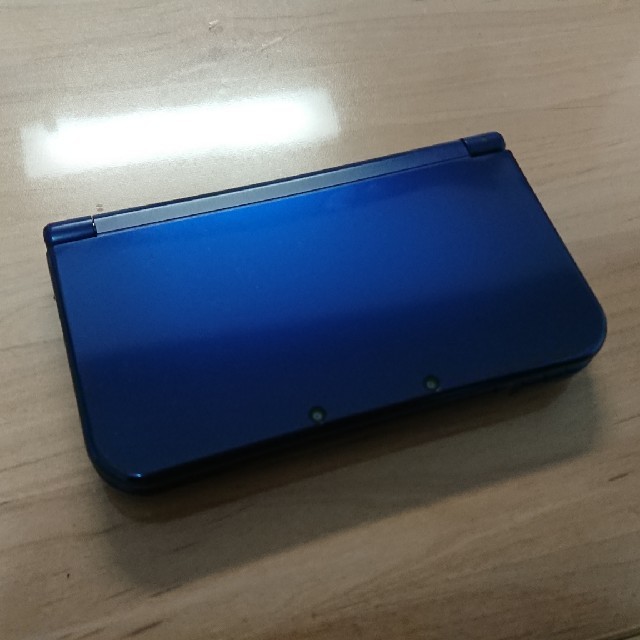 new 3DS LL メタリックブルー 箱、充電器、MH4ソフト付 3