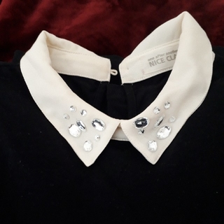 ナイスクラップ(NICE CLAUP)の黒のロンT(Tシャツ(長袖/七分))