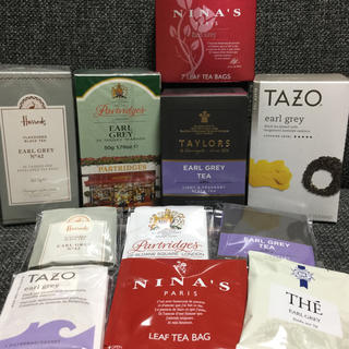 アールグレイ アソート ★ハロッズ・TAZOなど 紅茶6種 ティーバッグ18袋(茶)