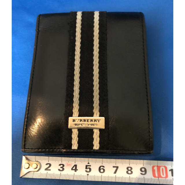 BURBERRY BLACK LABEL(バーバリーブラックレーベル)のバーバリーブラックレーベル 財布 黒 メンズのファッション小物(折り財布)の商品写真