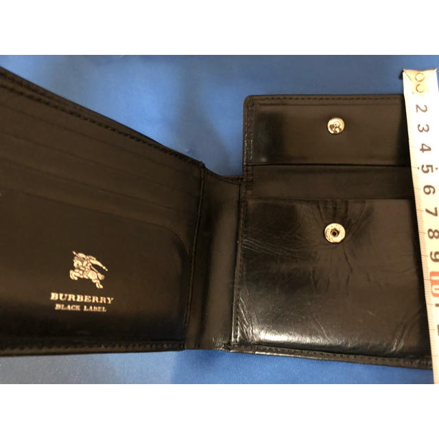 BURBERRY BLACK LABEL(バーバリーブラックレーベル)のバーバリーブラックレーベル 財布 黒 メンズのファッション小物(折り財布)の商品写真