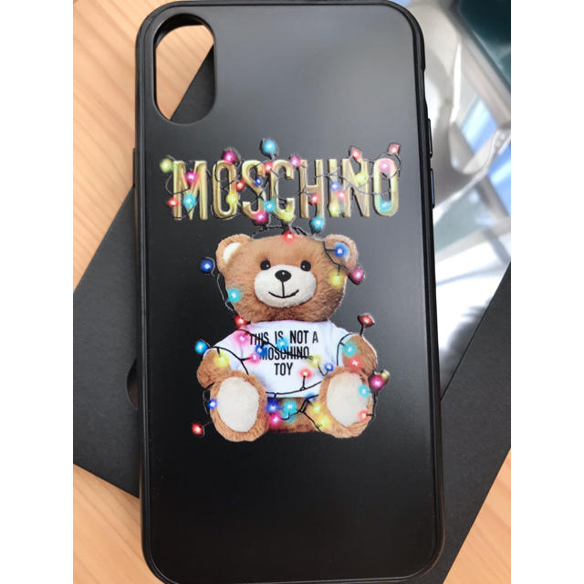 MOSCHINO - MOSCHINO モスキーノ iPhoneケース iPhoneⅩ XS 対応 の通販 by SELECT PARIS's