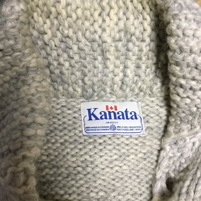 KANATA - Kanata カウチンセーター カーディガン カナダ製 カナダボタン ウール の通販 by ゆんゆん's shop｜カナタならラクマ
