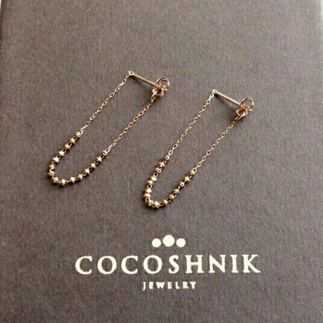 COCOSHNIK(ココシュニック)のココシュニック　ピアス　K10 レディースのアクセサリー(ピアス)の商品写真