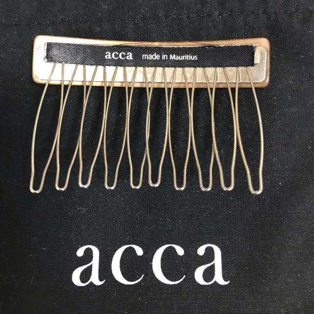 acca(アッカ)の＊ららら様専用＊ acca  ワイヤーコーム プレーン レディースのヘアアクセサリー(その他)の商品写真