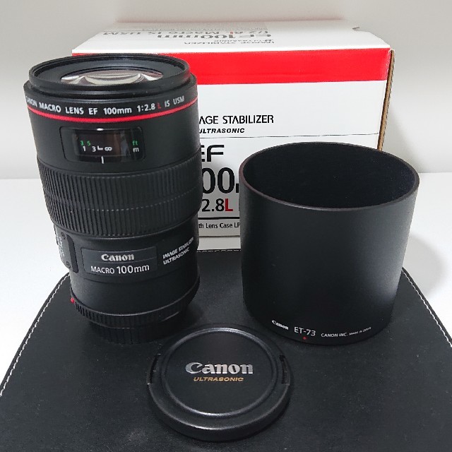 国内在庫】 Canon - Canon EF100mm f2.8L MACRO IS USM 美品 レンズ(単 ...