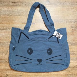 コドモビームス(こどもビームス)の新品未使用 BONTON ねこバッグ ブルー(トートバッグ)