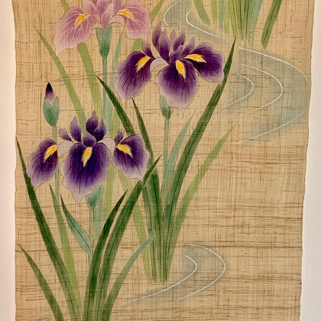 ［オレンジ様専用］花菖蒲  端午の節句 エンタメ/ホビーの美術品/アンティーク(絵画/タペストリー)の商品写真