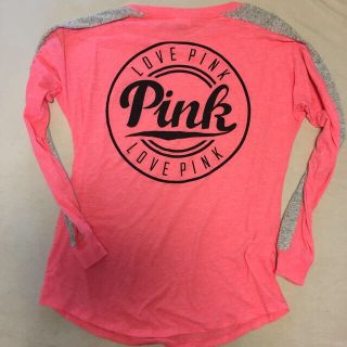 ヴィクトリアズシークレット(Victoria's Secret)の新品 PINK カットソー(カットソー(長袖/七分))