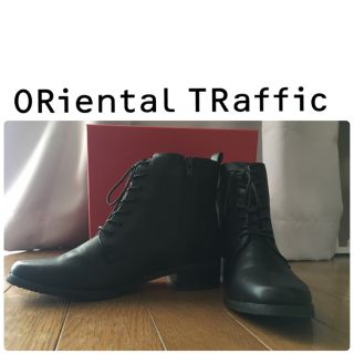 オリエンタルトラフィック(ORiental TRaffic)のお値下げ‼️ ショートブーツ 黒 M(ブーツ)