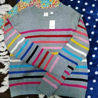 ギャップキッズ(GAP Kids)の★新品 タグ付き♥GAP KIDS♥160♥カラフルセーター★ニット★女児★S(ニット)