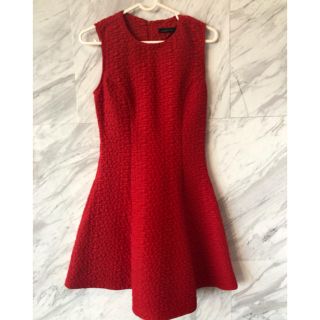 ザラ(ZARA)のZARA♡レッドワンピース(ミニワンピース)