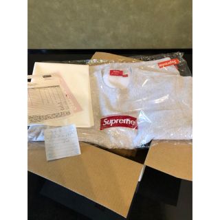 シュプリーム(Supreme)のSupreme Box Logo Crewneck M グレー スウェット(スウェット)