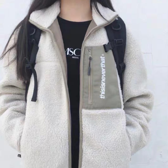 thisisneverthat フリース ボア ブルゾン