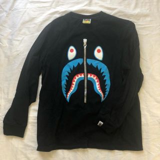 アベイシングエイプ(A BATHING APE)のSHARK LONG SLEEVE TEE(Tシャツ/カットソー(七分/長袖))