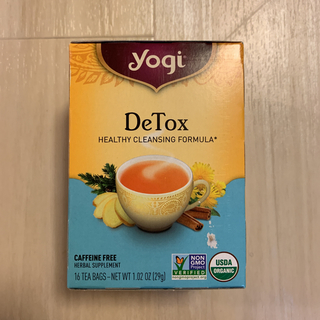 カルディ(KALDI)のyogi  tea  detox  ヨギティー デトックス(茶)