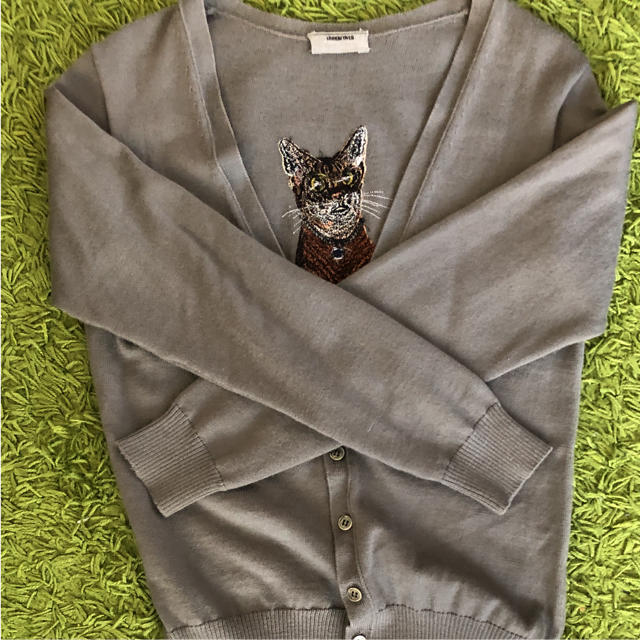 UNDERCOVER(アンダーカバー)のレア美品 Undercover 猫刺繍 カーディガン レディースのトップス(カーディガン)の商品写真