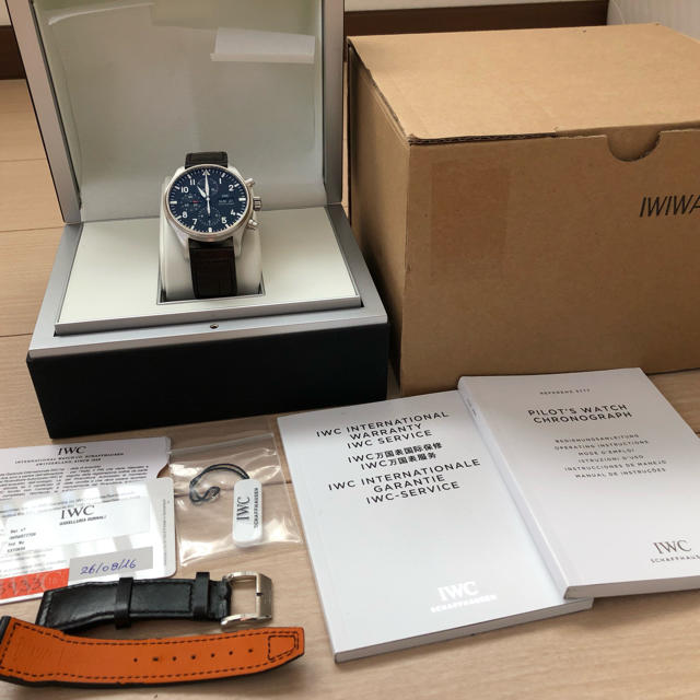 IWC(インターナショナルウォッチカンパニー)の【フュージョン様専用】IWC パイロットウォッチ クロノiw377709 メンズの時計(腕時計(アナログ))の商品写真