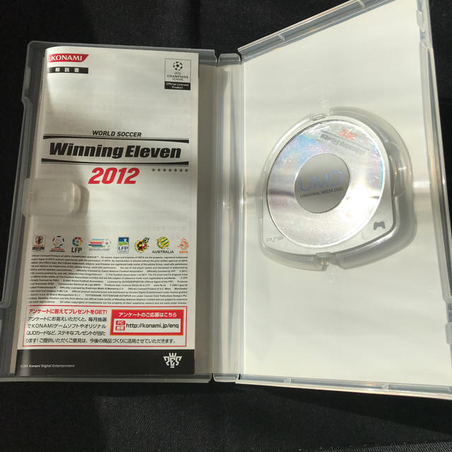 PlayStation Portable(プレイステーションポータブル)のウイニングイレブン 2012 psp サッカー　ワールドカップ エンタメ/ホビーのゲームソフト/ゲーム機本体(携帯用ゲームソフト)の商品写真