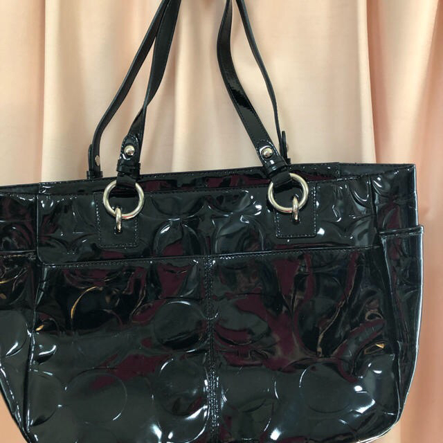 クーポン利用&送料無料 COACH コーチ エナメルバッグ - 通販 - www