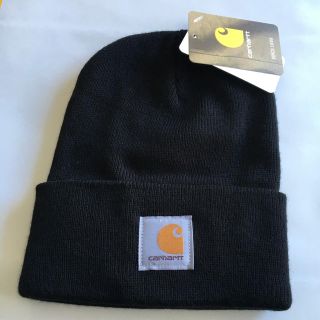 カーハート(carhartt)の送料無料!Carhartt カーハート ニットキャップ ブラック 新品【BK8】(ニット帽/ビーニー)