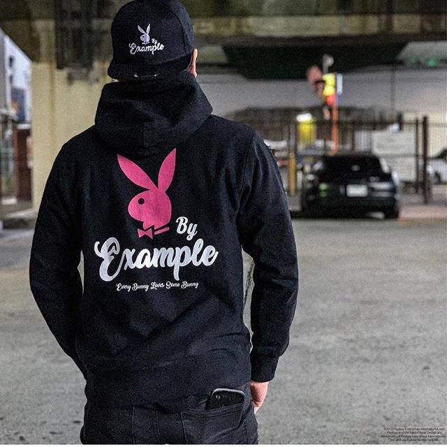 EXAMPLE X PLAYBOY BASIC LOGO PULLOVER