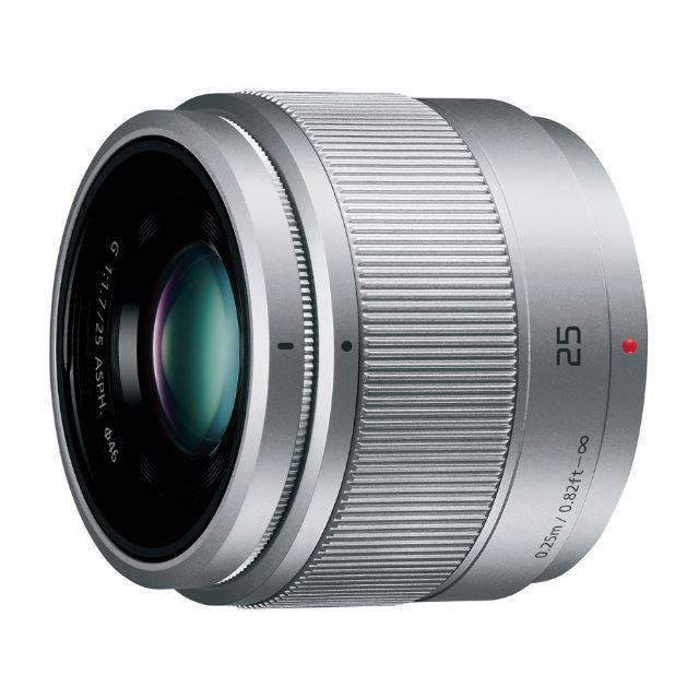 Panasonic(パナソニック)の【新品】LUMIX G 単焦点レンズ 25mm/f1.7 スマホ/家電/カメラのカメラ(レンズ(単焦点))の商品写真