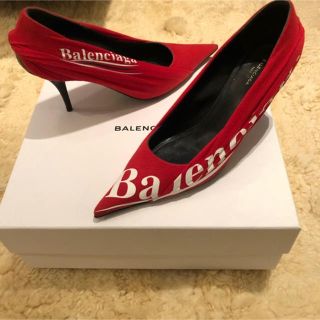 バレンシアガ(Balenciaga)のBALENCIAGA ロゴパンプス~1/29まで出品(ハイヒール/パンプス)