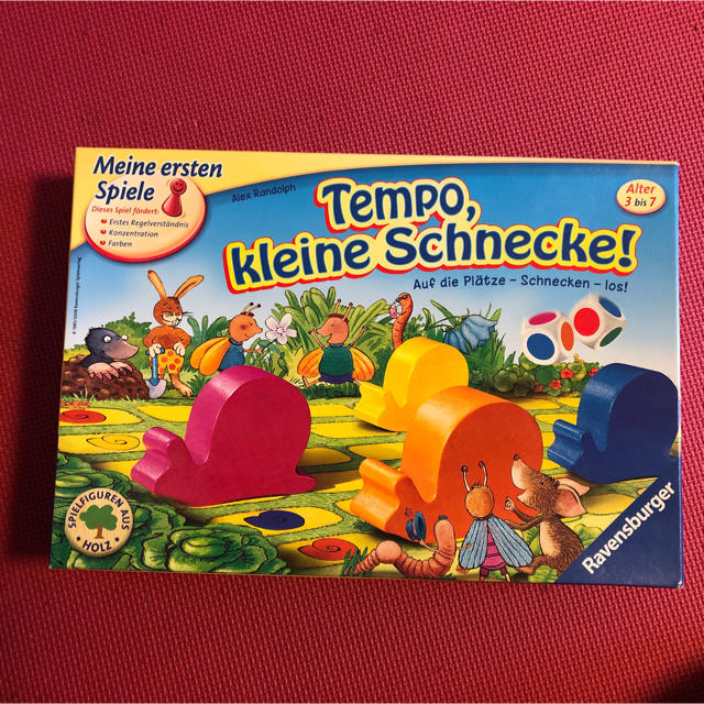 テンポかたつむり Tempo, kleine Schnecke! すごろく キッズ/ベビー/マタニティのおもちゃ(知育玩具)の商品写真