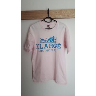 エクストララージ(XLARGE)のXLARGE 　ピンク半袖Tシャツ(ジャンク品)(Tシャツ/カットソー(半袖/袖なし))