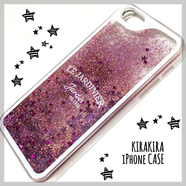 流れ星キラキラiPhoneケース♡5.6 スマホ/家電/カメラのスマホアクセサリー(モバイルケース/カバー)の商品写真