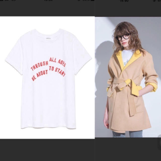 Mila Owen(ミラオーウェン)の2018年新作 二段ロゴTシャツ メンズのトップス(Tシャツ/カットソー(半袖/袖なし))の商品写真