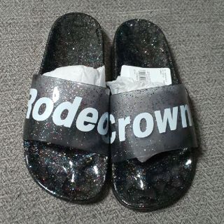 ロデオクラウンズ(RODEO CROWNS)のRODEOCROWNS ノベルティ ジェリーラメサンダル L(サンダル)