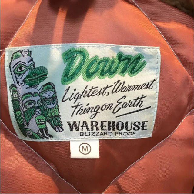 WAREHOUSE(ウエアハウス)の美品！ ウェアハウス  バウアーダウン メンズのジャケット/アウター(ダウンジャケット)の商品写真