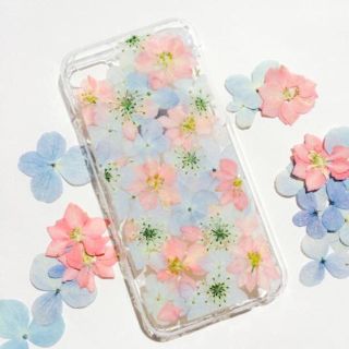 千鳥草とアジサイのiPhone6ケース(モバイルケース/カバー)