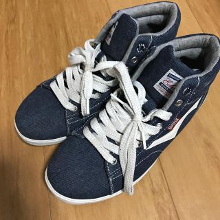 エドウィン(EDWIN)のはーりー様専用☆EDWIN ハイカット デニムスニーカー ジーンズ VANS(スニーカー)