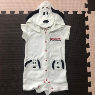 スヌーピー(SNOOPY)の☆いちごさん専用☆スヌーピー なりきり カバーオール 半袖(カバーオール)