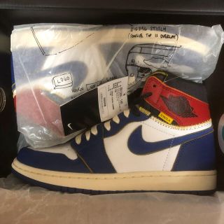 ナイキ(NIKE)の最安！ 24.5 AIR JORDAN 1 RETRO HI NRG/UN(スニーカー)