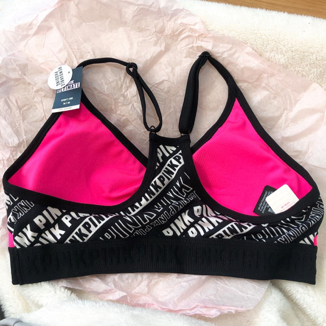 Victoria's Secret(ヴィクトリアズシークレット)のVictoria's secret PINK スポブラ ヨガウェア スポーツ/アウトドアのトレーニング/エクササイズ(ヨガ)の商品写真