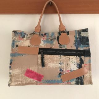 ロンシャン(LONGCHAMP)の◆ ロンシャン キャンバス×レザー バッグ ◆(トートバッグ)