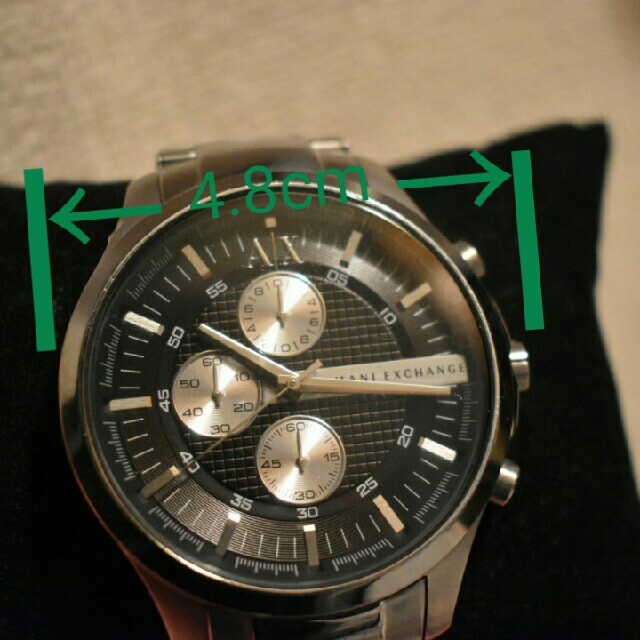 ARMANI EXCHANGE(アルマーニエクスチェンジ)のARMANI EXCHANGE 銀時計 メンズの時計(金属ベルト)の商品写真