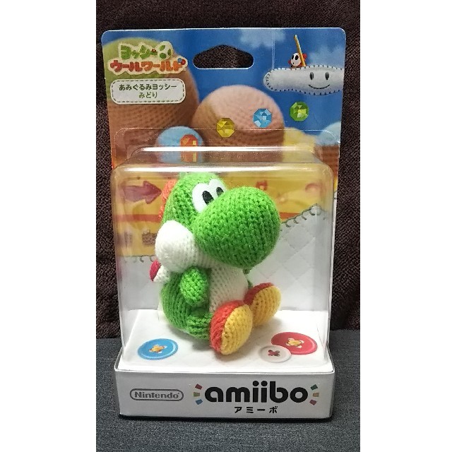 amiibo あみぐるみヨッシー みどり色 ヨッシーウールワールドシリーズ 新品