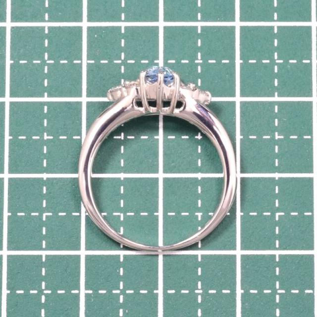 Pt900アクアマリン0.87ct/ダイヤモンド0.48ctリング CM115 レディースのアクセサリー(リング(指輪))の商品写真