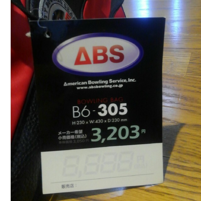 新品ABS ボウリングバック スポーツ/アウトドアのスポーツ/アウトドア その他(ボウリング)の商品写真