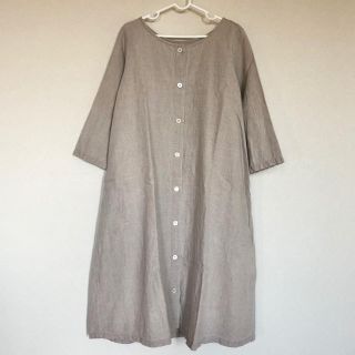 ネストローブ(nest Robe)のnest Robe ネストローブ リネンワンピース キナリ(ロングワンピース/マキシワンピース)